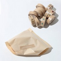 크라프트 인쇄 마스킹테이프, 체크
