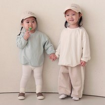 신생아 아기옷 티셔츠 라운드티 랍빠티 - 스프링워싱티