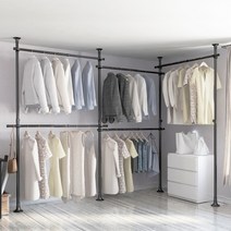 리우리빙 두배커진행거 5단 38mm 블랙/블랙앤화이트, 5단 블랙