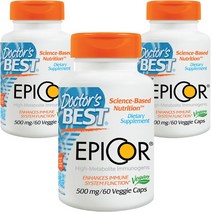 닥터스베스트 에피코 500mg 베지 캡, 3개, 60정