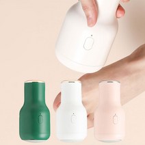 퍼팩트 전동 발각질제거기 무선 발뒷꿈치 발바닥 면도기 발뒤꿈치 굳은살 발 각질 제거 풋파일 풋케어, 화이트