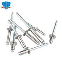 50pcs m3 m3.2 m4 m5 304 스테인레스 스틸 블라인드 리벳 팝 라운드 헤드 풀 장식 네일 소켓 방수 셀프 플, 06 M3.2 x 10mm_01 50Pcs