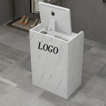 식당카운터 계산대 카운터 포스기 매장 인포데스크 서랍형 접수대 가게 샵 프런트 9, 60화이트대리석