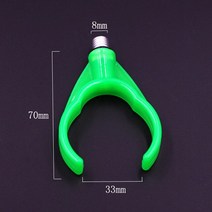 민물 낚시 받침틀 부속품 좌대 스탠드 발판 홀더 모양의 잉어 낚싯대 나머지 헤드 그리퍼 그립 홀더 물고기 장대 브래킷 지원 도구 도구, 1 pc 유 홀더