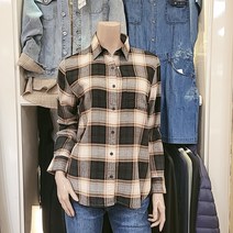 뱅뱅 [동아수성] 여성 가을 체크셔츠(NSI602F)