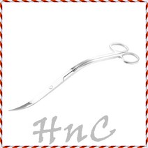 미크로소리움 음성 부상 곡선형 자르기 웨이브형 수초 붕어마름 트리밍 가위, hncbio 1수초가위-곡선형
