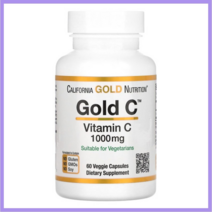 캘리포니아골드뉴트리션 골드C USP 등급 비타민C 1000mg 60베지캡슐 California Gold Nutrition Grade Vitamin Veggie Capsules, 없음, 해당사항없음, 없음