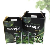 머위즙 머위진액 (잎줄기뿌리사용) 지리산 숲속 자연산 머위 105ml 60포 1박스 지리산 다옴, 6300ml, 1개