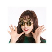 파티룸 단체행사 특이한소품 달러안경10개 장식 성인