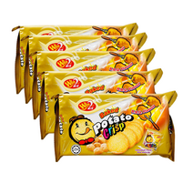 포테이토 크리스프 크리스피 바베큐맛 75g [15gx5] 5개
