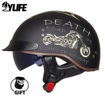 자전거악세사리 스페셜라이즈드 헬멧 레트로 오토바이 독일 빈티지 하프 도트 인증 사계절 모토 크로스 모터사이클 액세서리 148078, M, GMT-4-4