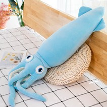 거위인형 장식 베개 문어 도마뱀 카멜레온 동물 오리 오징어 부드러운 쿠션 선물, 05 Octopus