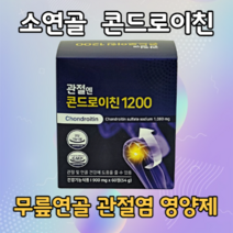 관절엔 콘드로이친 1200 소연골 지성광고 식약처인증 건강강기능식품 관절연골 콘드리친, 4박스, 관절엔콘도로이친 60정