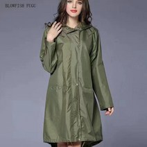 BLOWFISH FUGU 여성 우비/예쁜 여성 우비 레인코트 성인 골프 우의 비옷