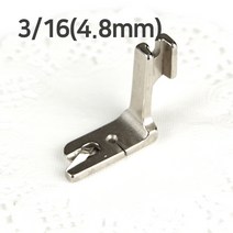 JSTrading 공업용 미싱 노루발 68종, 공업용 말아박기 노루발(대만) 3/16(4.8mm)