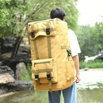 대용량백팩 캠핑가방 등산가방 여행용 대형 출장 더플 헬스 슬리핑 택티컬 배낭 백팩 120L 130 리터 여행 배낭 초대형 남성용 야외 캠핑 필드 수하물 퀼트 작업