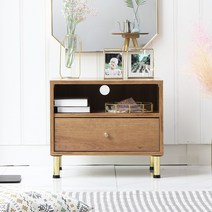 리빙인도무스 골드 매력 협탁 600 오크