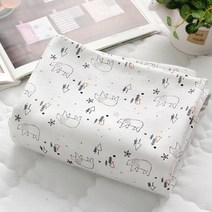 패브릭샵 대폭오가닉양면다이마루 북극곰