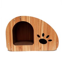 더블랙캣 숨숨집 고양이 스크레처 발바닥 sc-246, 우드, 1개