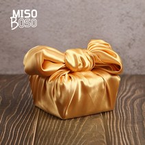 공단보자기 8색상 예단 답례품 전통 보자기 명절 선물 포장지, 금색 gold