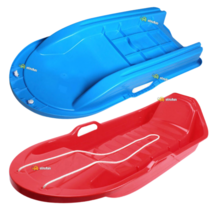 어린이용 2인용 등받이 눈썰매, 레드