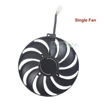 95MM 그래픽 카드 ASUS 듀얼 RX5500XT RX5600 PC GPU T129215SU PLD10010S12HH FDC10U12S9-C DC12V 4Pin, [01] Single fan Short