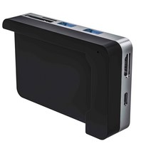 마이크로소프트 서피스독 USB 허브 도킹 Surface Pro 7 Docking Station with 4K HDMI 60W USB-C PD Charging Card Reade, 3PCS
