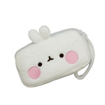 몰랑이 귀여운 봉제 사각 파우치 필통