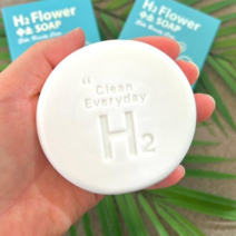 활성산소제거 H2플라워 수소비누 80g, H2플라워수소비누 80g 1개