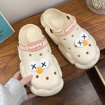 Z3JC 여성 아웃도어 속굽 샌들 미끄럼 방지 통굽 비치슈즈 누수 샌들