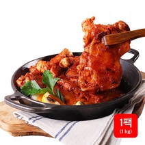 신선하닭 국내산 양념 간장 숯불 닭갈비 2종 1kg 밀키트, 닭갈비 매운맛, 2개