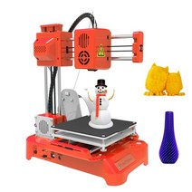 3d프린터 FDM SLS easythreed 미니 데스크탑 3d 프린터 3d 프린터 100x100x100mm 인쇄 크기 가열 침대 없음 pla 필라멘트 원 키 인쇄, 주황색, 우리를, 다른, 01 주황색_02 UK_01 다른