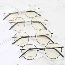 더브릴레 남자 여자 새들노즈 코없는 코받침없는 다각형 베타티타늄 자외선 블루라이트 차단 안경