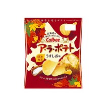 [이라운드몰]가루비 가을한정 아라 포테이토 우스시오 소금맛 67g x 12개묶음, 우스시오 소금맛 67g   12개묶음, 옵션선택