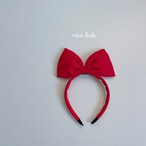 뚜뚜DDUDDU 왕리본머리띠 공주머리띠 빨간리본 공주님머리띠 리본머리띠