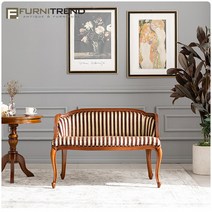 퍼니트랜드 엔틱가구 러블리 유니크 엔틱2인의자