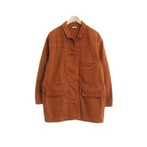 유니클로 브라운 면 빅포켓자켓 남자 M 8947