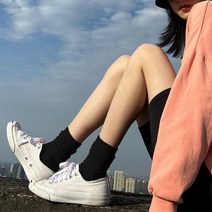 베이직 무지 면 앙말 단목 중목 장목 학생 데일리삭스