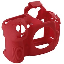 카메라가방실리콘 아머 스킨 케이스 DSLR 카메라 바디 커버 프로텍터 비디오 렌즈 가방 니콘 D500 D4S D, 15 D850  red
