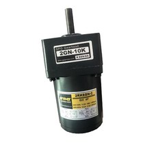 2RK6GN-C 단상 220V 6W 가역 모터 베벨 기어 샤프트 포스 3 ~ 500rpm 출력 속도 60mm 프레임 크기, 09 2GN-20K