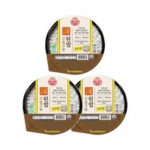 우리집 오뚜기밥 식감만족 고슬고슬된밥 210GX3개 간편식 아침대용 캠핑 자취생 간단식사 맛있는한끼 오뚜기 홈캉스 식재료, 2개, 210g