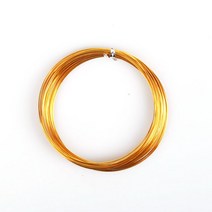 포비월드 칼라공예철사 1.0mm, 금색, 7개