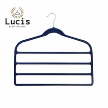 루시스 벨벳 바지걸이 4단 5p세트, 그레이