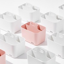 초등 방과후 물감 칸막이 핸들 미술용물통 수채화 고등학교 아트 붓꽂이, IV-271395