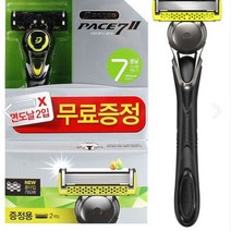 을CP + 도루코 Pace 7 II 기획세트(면도기+면도날 4개입)_S/N:4C+4CC493 ; 도루코 면도기 면도날 Pace7 7중날 홀타입가드바 벌집구조핸들 아르간오일 금잔화 윤활밴드 인체공학적 그립감 안정감 미끄럼방지 CJN22C4, 본상품선택