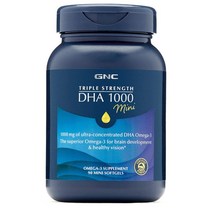GNC 오메가3 DHA 피쉬 오일 90캡슐 해외, 1개