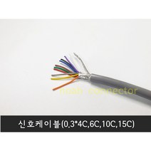 0.3X15C 실드케이블(24AWG 신호케이블 전원케이블 광일케이블)-5M
