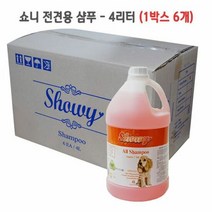 RT 대용량 대형견 애견 샴푸 전견용 복숭아향 4L 6EA, 단품