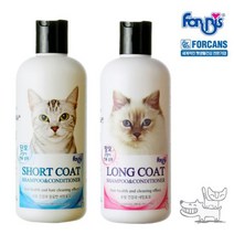 포비스 고양이전용 샴푸&컨디셔너 300ml - 단모용/장모용, 종류:단모용 전용 300ml