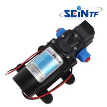 세인티에프 워터펌프 DC 12V 고열 고온 다이아프램 캠핑 세차 물펌프, 60W